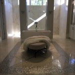 Stone Floors in Bathroom image